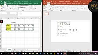 Copy Paste Data from Excel to PowerPoint Without Loosing Formatting