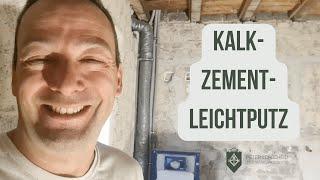 Erklärbar Pitter - Kalk-Zement-Leichtputz im Badezimmer verarbeiten