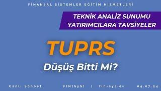 TUPRS  Çift Dip Formasyonu Onaylandı Mı?  #TUPRS hisse teknik analizi