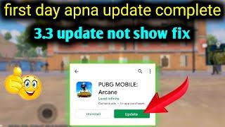 how to pubg 3.3 update not showing in play store  pubg mobile update problem solve play store
