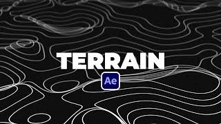 Create 3D Landscape Terrain Maps in After Effects  Motion Graphics Tutorial