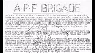 A.P.F. BRIGADE - demo for Crass Records - 1983 Anarcho Punk