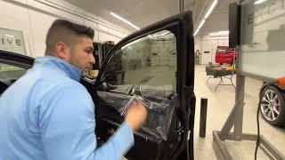 Professional Mexican Shows How To Tint A Window From Start To Finish