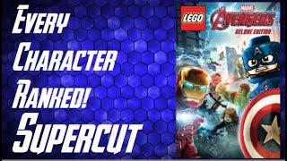 LEGO Marvels Avengers - Every Character Ranked SUPERCUT