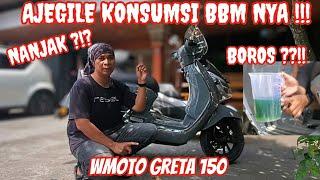 WOW  TEST NANJAK DAN TEST KONSUMSI BBM WMOTO GRETA 150 BEGINI HASILNYA  3835info