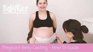 Pregnancy Belly Cast - Easy to Follow How to Belly Cast Video