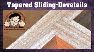 ROUTER SKILL- Make a tapered-sliding-dovetail THE EASY WAY