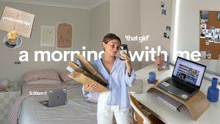 my 530am morning routine  small business & WFH productivity tips  ️