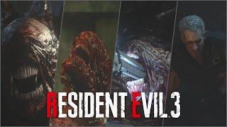 Resident Evil 3 Remake All Boss Death Scene