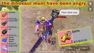 May I take a ride on the dinosaurs?  Pubg Metro Royale