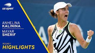 Mayar Sherif vs Anhelina Kalinina Highlights  2021 US Open Round 1