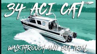 Full Walkthrough and Sea Trial on the 34 ACI w Twin 400 Mercurys