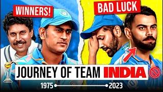 Team Indias Journey  1975 - 2023  Explained  Cricket World Cup 2023