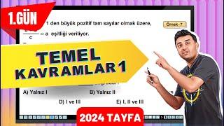 TEMEL KAVRAMLAR 1  1. GÜN  #40GündeTYTmatematikkampı