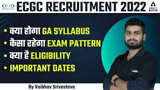 ECGC PO 2022 Notification  GA Syllabus Exam Pattern  Dates Eligibility  Vaibhav Srivastava