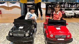 Marwah & Abdul Rahman Riding The Car   @AbdulRahmankAdventures