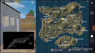 Playing PUBG MOBILE with PS4 controller. Android