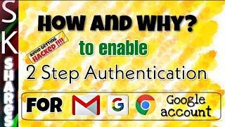 How to enable two step authentication on your Google account