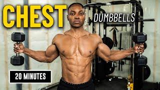 20 Minute Dumbbell Chest Workout  Build & Burn #1