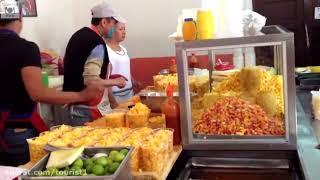 غذاهای خیابانی مکزیک 1  #streetfood