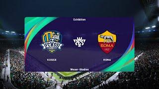 FC Košice vs Roma 22072024 Club Friendlies PES 2021