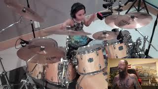 The Warning-10 Year Old Girl Drummer-Paulina From Mexico-My Life Would Suck-Cobus Version-Reaction