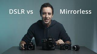 SLR vs DSLR vs Mirrorless