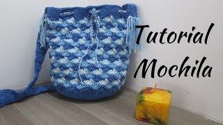 MOCHILA Básica y Súper Fácil a Crochet - Tutorial paso a paso PARTE 2