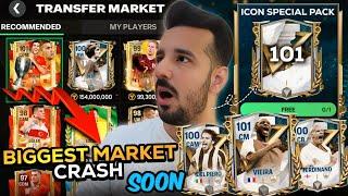 BIGGEST MARKET CRASH  UPCOMING FREE ICON PACKS & HOL ICONS 