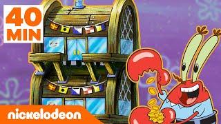 Spongebob  40 MENIT Krusky Krab yang dirombak   Nickelodeon Bahasa
