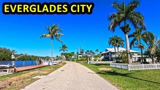Everglades City Florida Driving Through