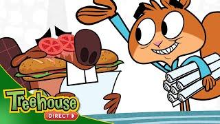 Scaredy Squirrel - Inskunktion  Double Double Squirrel in Trouble  FULL EPISODE  TREEHOUSE DIRECT