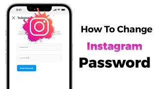 how to change instagram password 2023