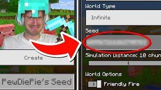 PewDiePies Lets Play SEED in Minecraft Pocket Edition MCPE Bedrock & Console Edition