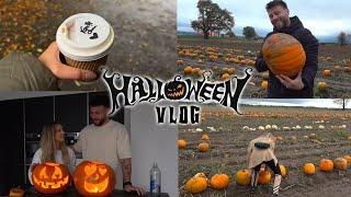 HALLOWEEN VLOG PUMPKIN PICKING AND CARVING