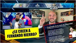 Álvaro Morales SE BURLA de la carta de despedida de Fernando Hierro a Chivas  Futbol Picante