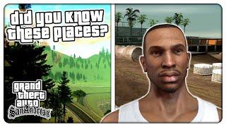 Did You Know These Places in GTA San Andreas? SECRET PLACES - PART 1