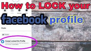 How to lock your Facebook profile using Android phone 2021