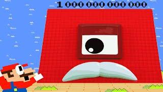 Mario Escape vs the Giant Biggest Numberblocks Maze  Game Animation