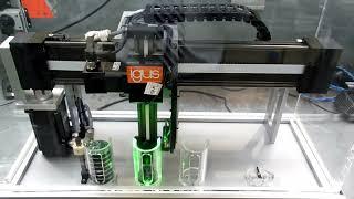 Automated circuit board testing with gantry robot