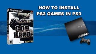 How to install ps2 iso in ps3 Cfw  ps2 ki games ps3 me kese run kare