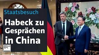 Staatsbesuch Habeck zu Gesprächen in China  BR24