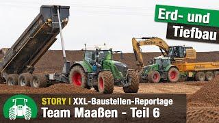 Maaßen Erd- und Tiefbau Teil 6 - Action auf der Baustelle CAT 352F Bagger & neuer Speed-Dozer