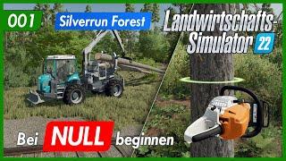 LS22  001 - Silverrun Forest  Bei Null beginnen im Forst  Lets play platinum edition gameplay