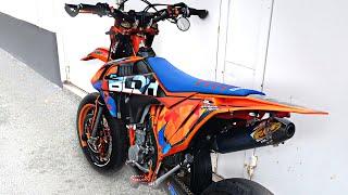 MY NEW $$$ SUPERMOTO LOOK Reveal Project KTM 500 EXC  BLDH Motovlog