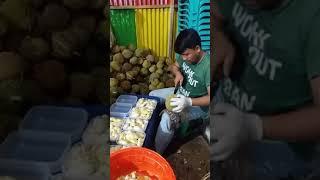 Cara kupas durian  durpas