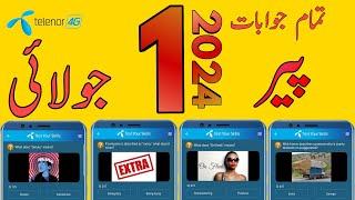 1 July 2024  My Telenor Today Questions Answer  Telenor Questions Today  Telenor