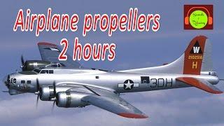 AIRPLANE PROPELLER SOUND EFFECT FOR SLEEPING  BROWN NOISE FOR RELAXING ️ #whitenoise #B-17sound