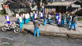 Tawuran Pelajar SMA Dengan Anak Kuliah Rusuh GTA 5 Mod Polisi Indonesia