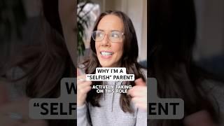 I’m “self-ish.” Learning to be a little more like MYSELF every day #consciousparenting #parents
